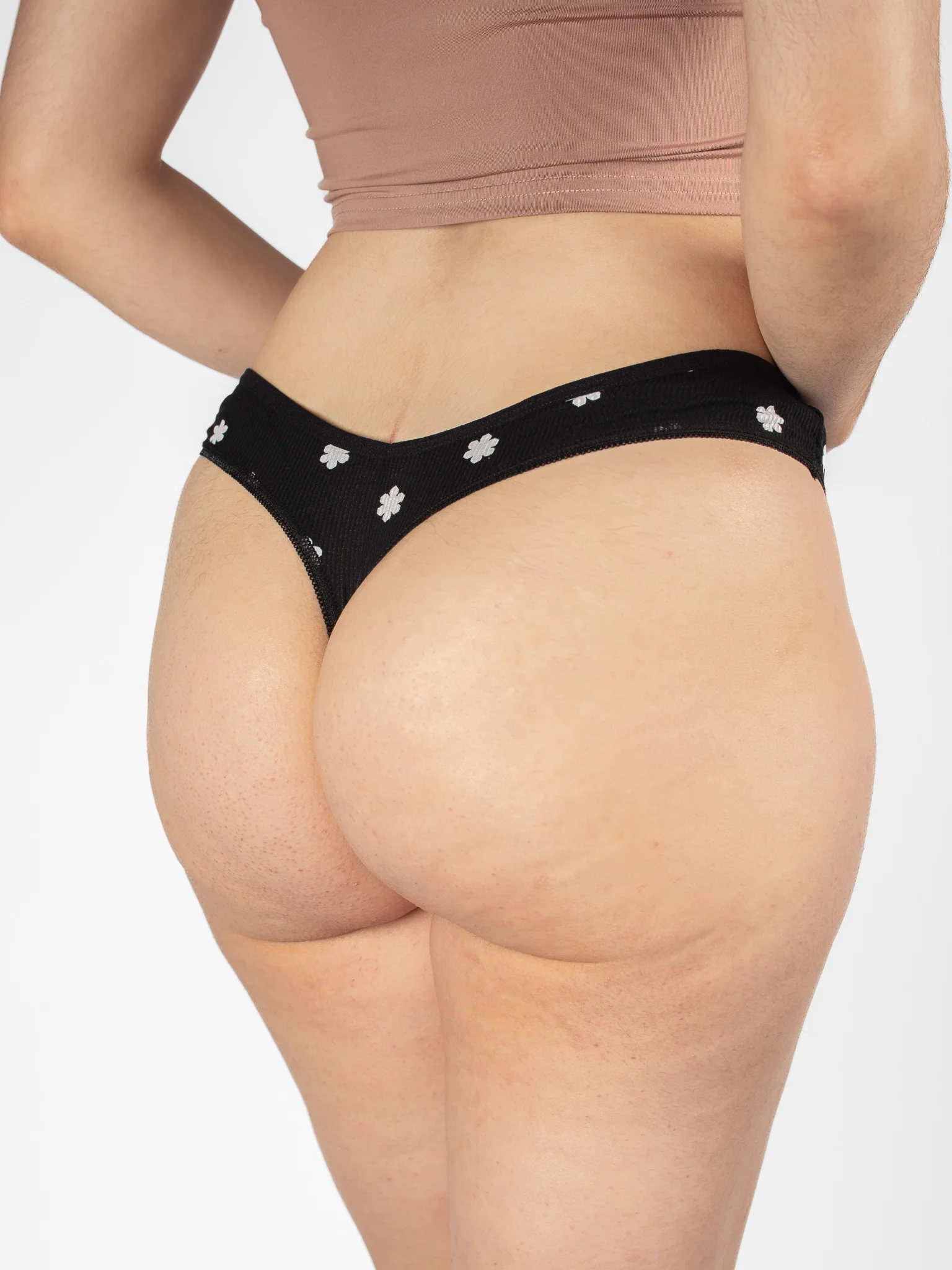 AiraModal™ Daisy Ribbed Thong - Image 4