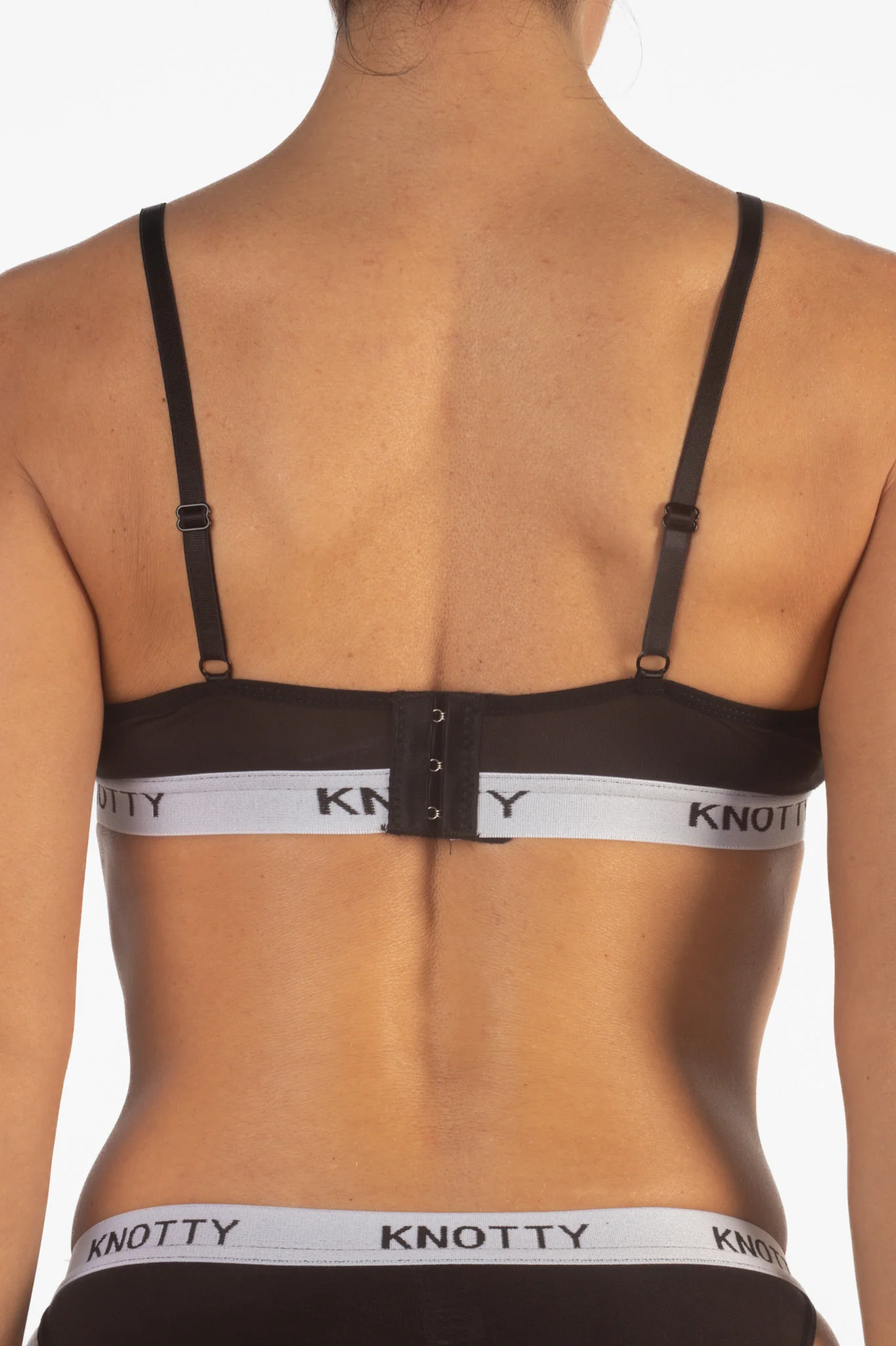 The Black Cotton Bra - Image 4